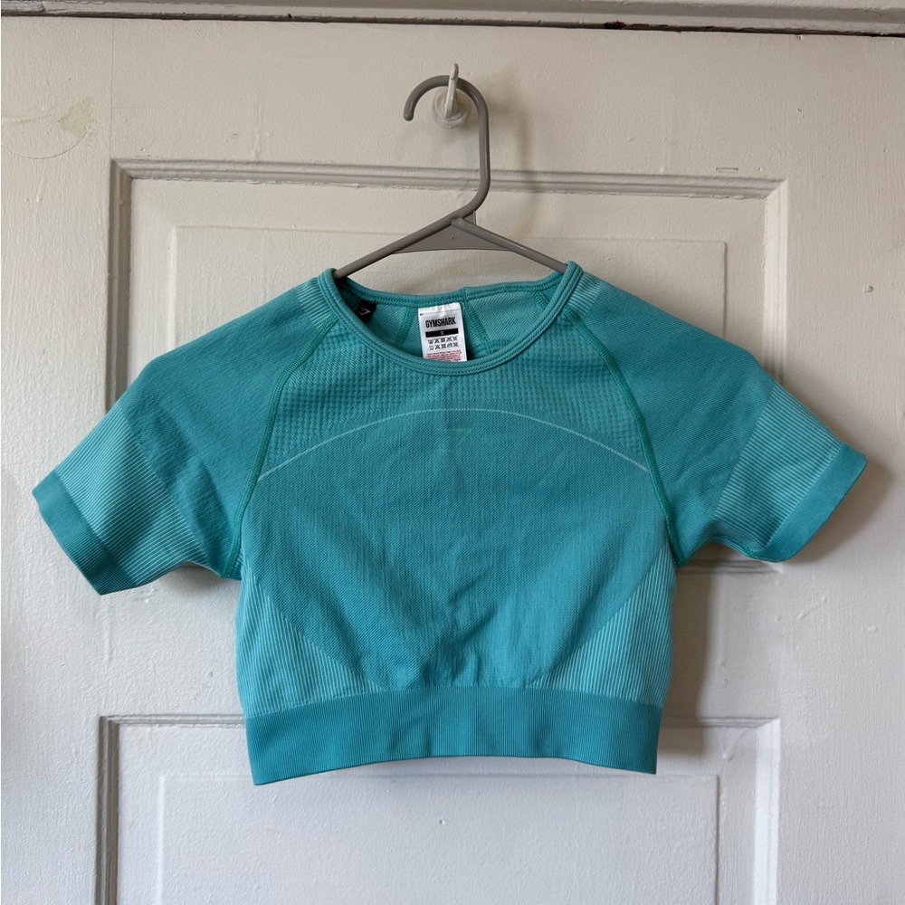 Gymshark Teal Crop Top